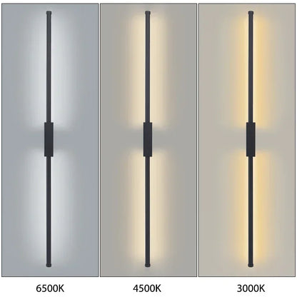 Nordic Long LED Wall Lamp for Living Room Decor