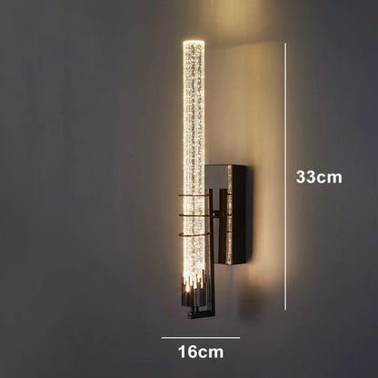 Bubble Crystal Wall Lamp for Luxury Interiors