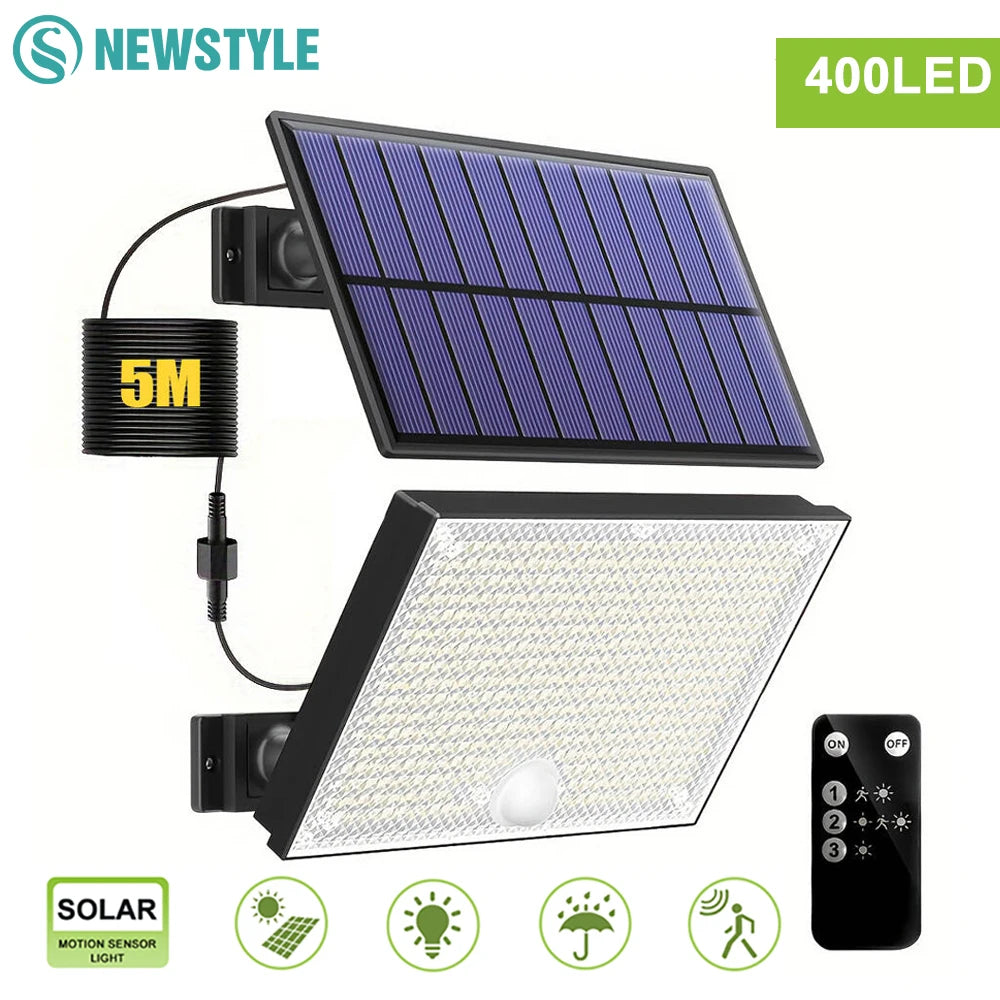 Solar Motion Sensor Flood Lights for Outdoor Security