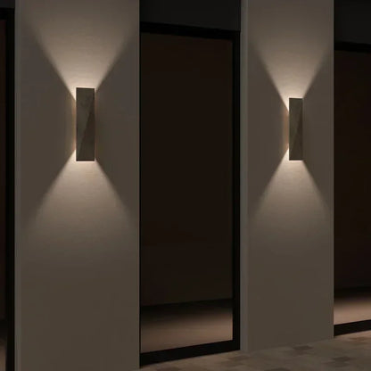 Japanese Travertine Stone Wall Light for Cozy Interiors