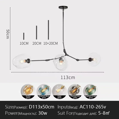 Modern Branch Pendant LED Ceiling Chandelier