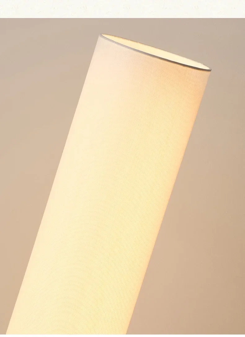 Wabi-Sabi Floor Lamp – Japanese Zen Style Black Walnut Ambient Light