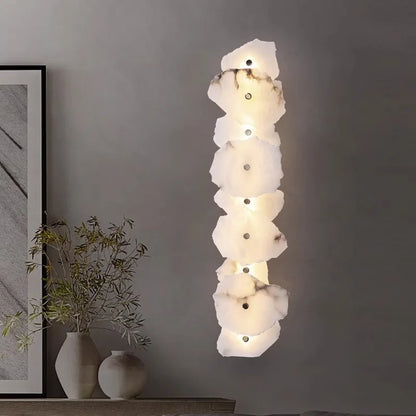 Luxury Marble LED Wall Sconce for Modern Interiors