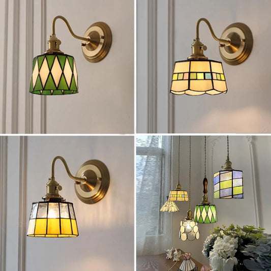 Vintage Copper Wall Lamp for Loft and Hotel Decor
