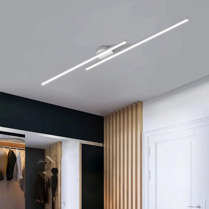 Long Aluminum LED Ceiling Light Modern Hallway Balcony Lighting