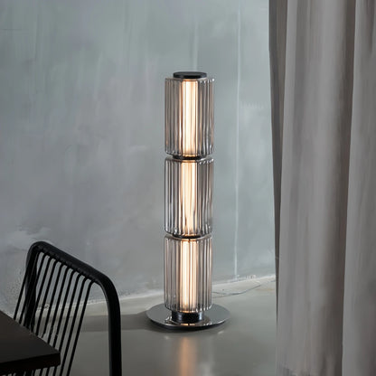 Nordic Glass Floor Lamp – Designer LED Standing Light for Home Decor
