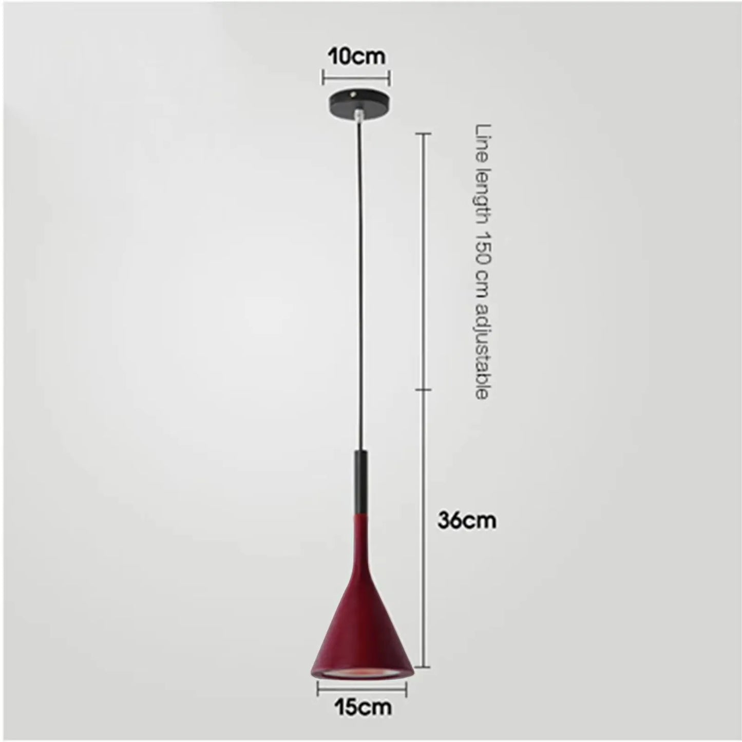 Modern LED Pendant Light E27 Kitchen Dining Hanging Lamp