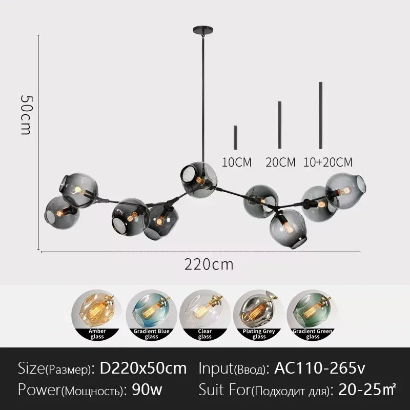 Modern Branch Pendant LED Ceiling Chandelier