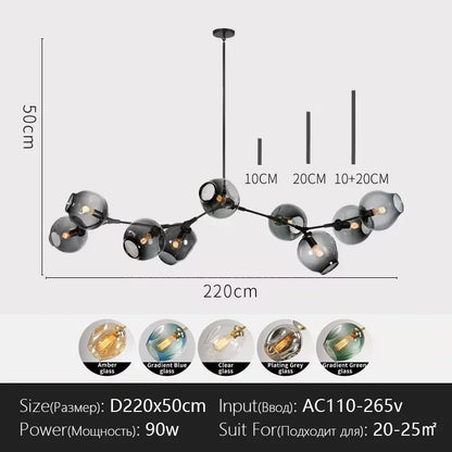 Modern Branch Pendant LED Ceiling Chandelier