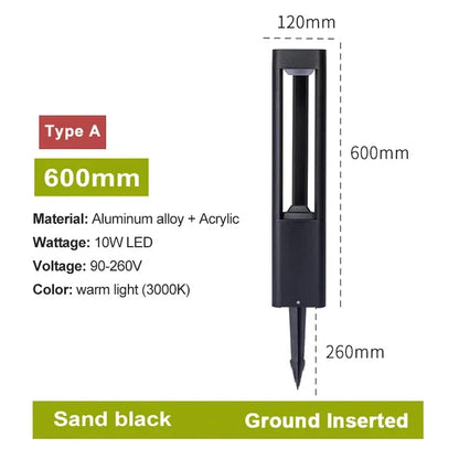 Modern LED Landscape Bollard Light for Garden Paths