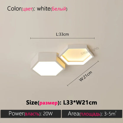 Honeycomb Ceiling Light for Modern Living Spaces