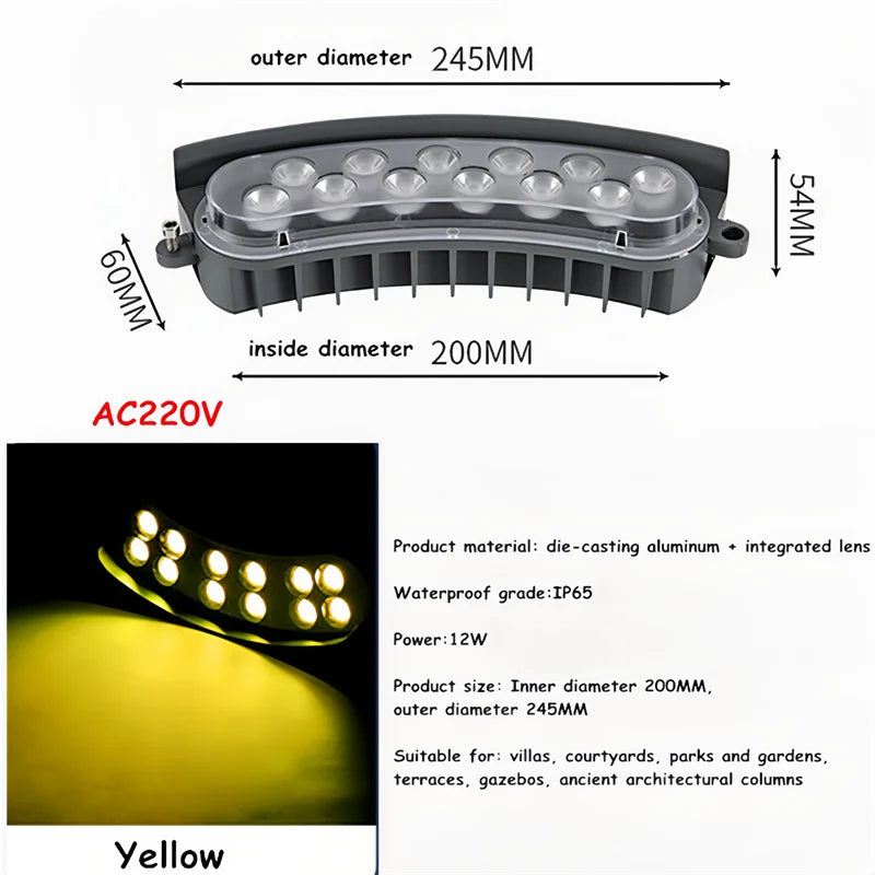 Outdoor LED Tree Spotlight Waterproof Landscape Garden Light