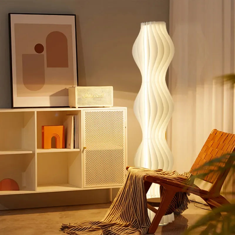 Nordic Grass Skirt Floor Lamp for Bedroom Decor
