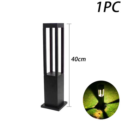 Minimalist LED Lawn Bollard Light for Outdoor Pathways