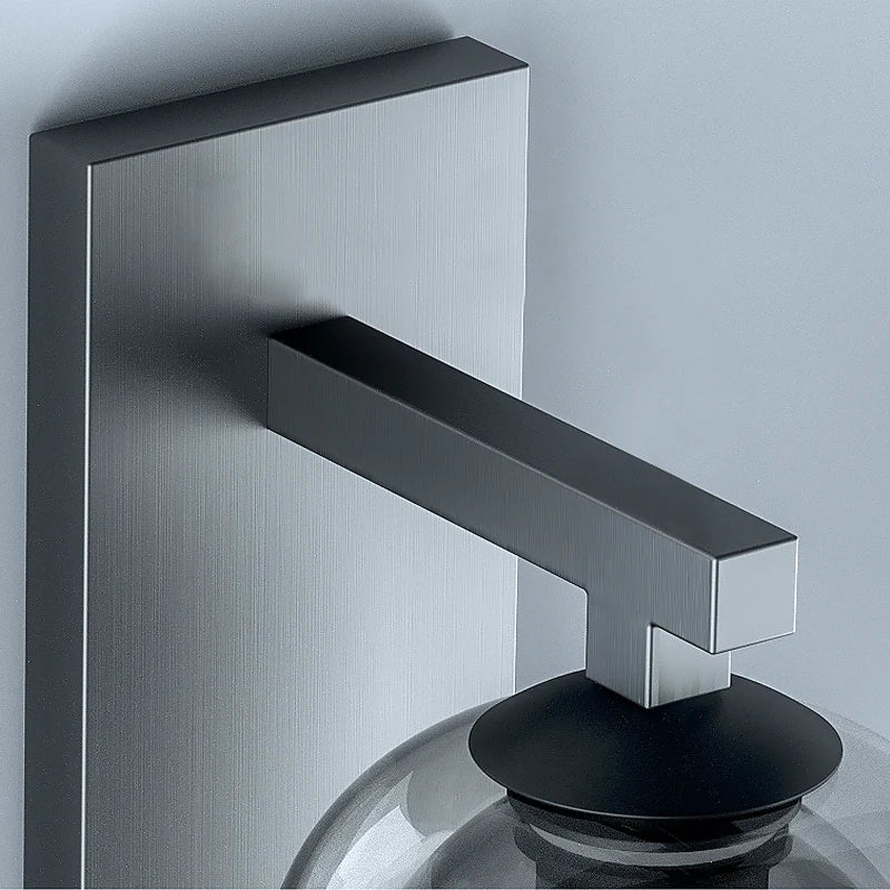 Modern Double Glass Wall Sconce for Bedrooms