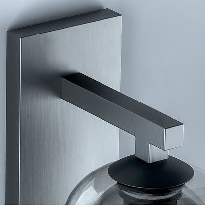 Modern Double Glass Wall Sconce for Bedrooms