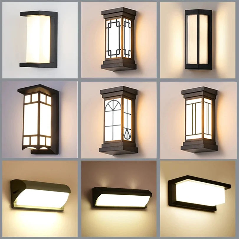 Motion Sensor Outdoor Wall Light with Waterproof Design