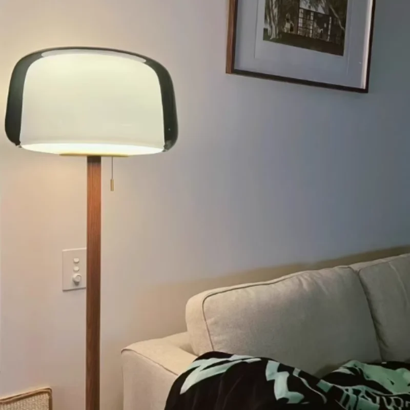 Modern Glass Floor Lamp – Elegant Decorative Lighting for Living Room