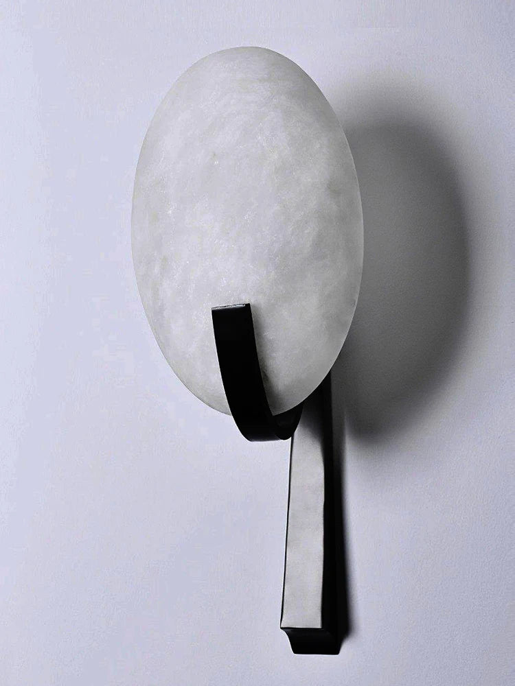 Luxury Marble Basin Wall Sconce for Hallways