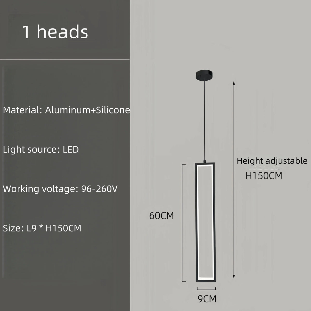 Modern Square Staircase Chandelier for Modern Spaces