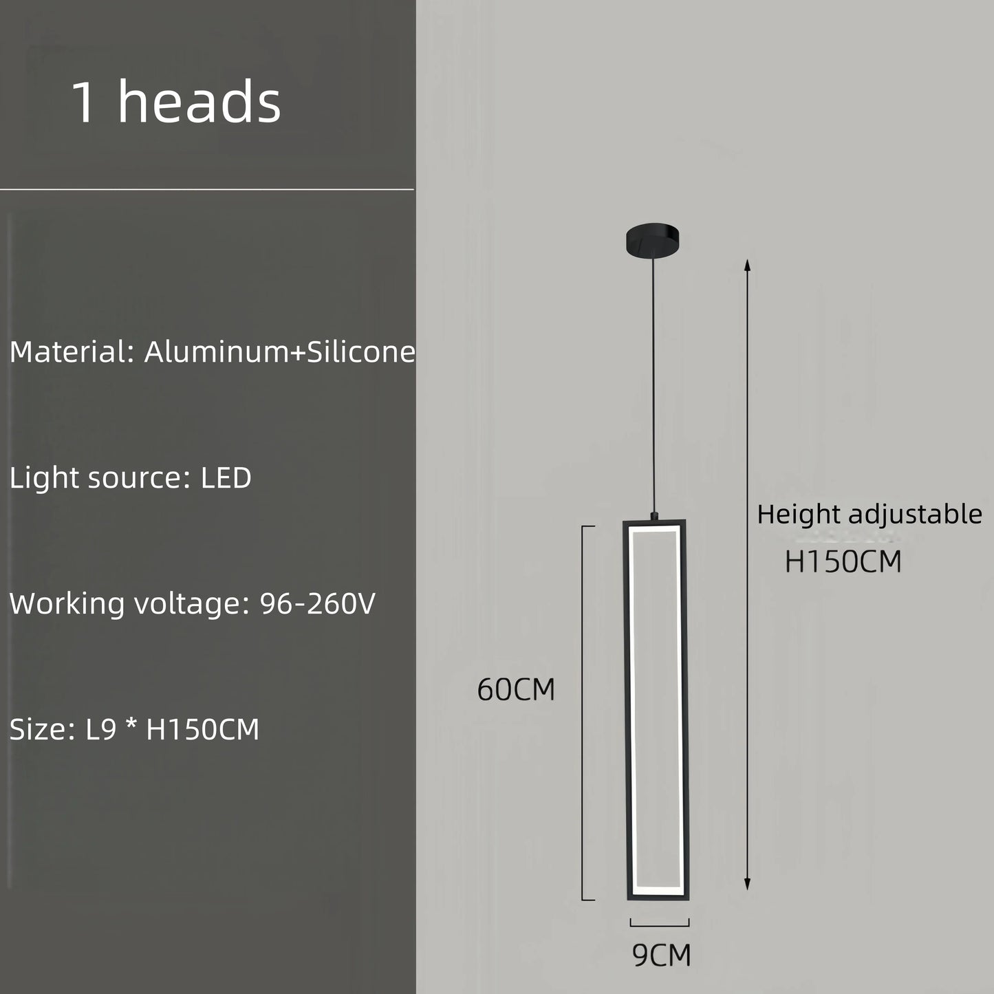 Modern Square Staircase Chandelier for Modern Spaces