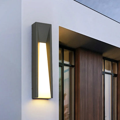 Modern Black Outdoor Wall Sconce for Entryways