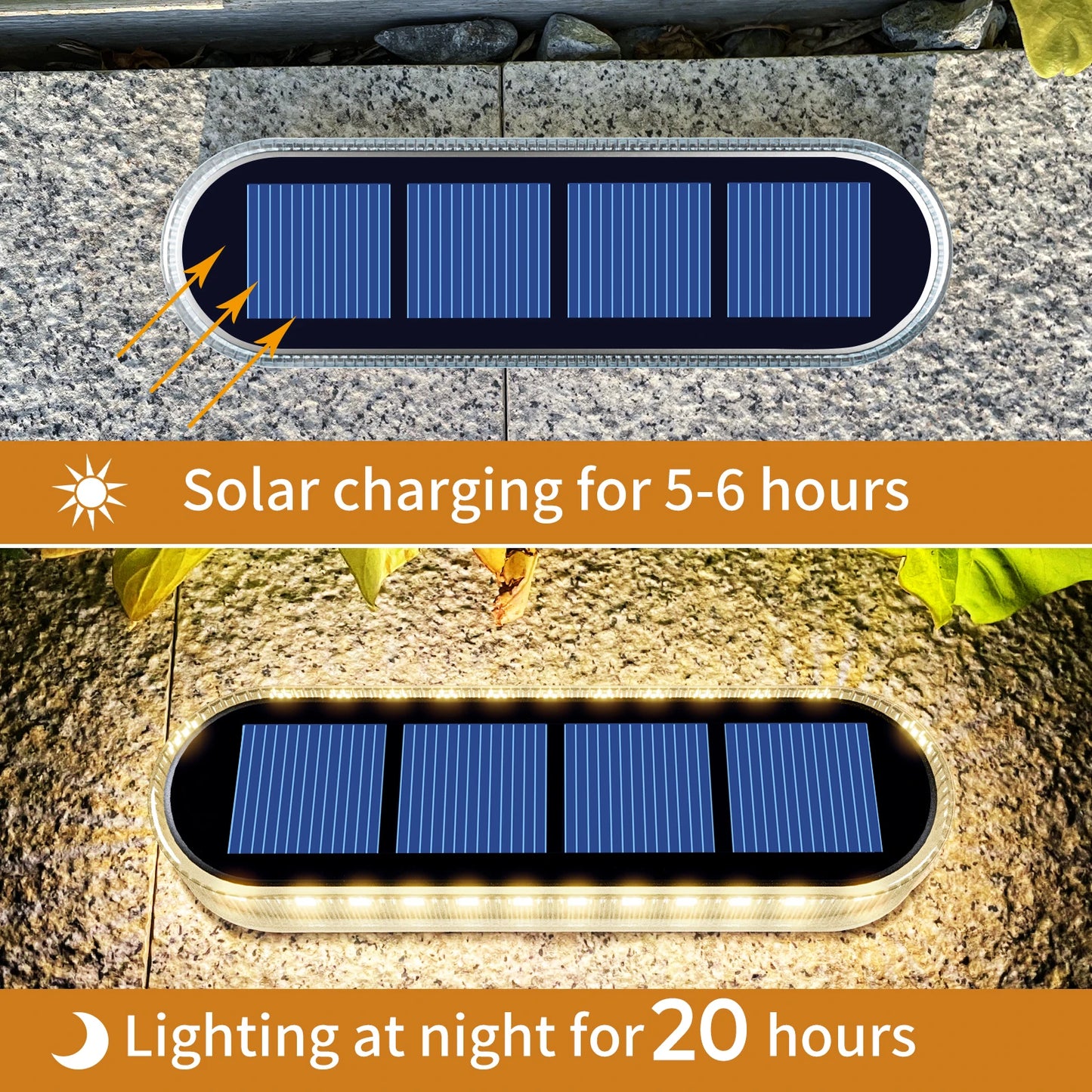Waterproof Solar LED Step Lights for Stairs