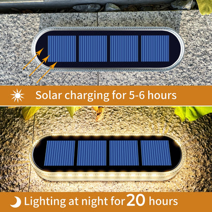 Waterproof Solar LED Step Lights for Stairs