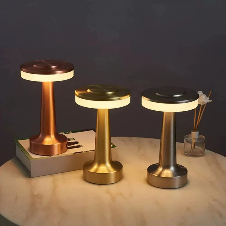 Portable LED Touch Lamp – USB Rechargeable Mood Light for Bedroom & Bar