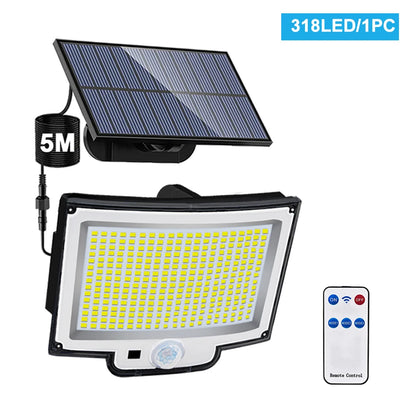 Solar Motion Sensor Flood Lights for Outdoor Security