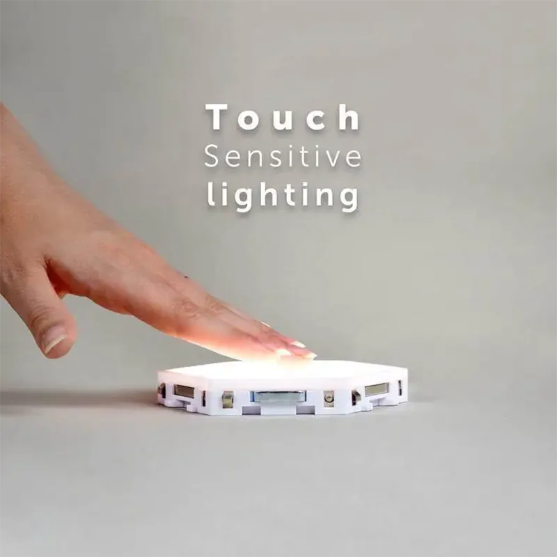 Hexagonal Smart LED Wall Lights for Modern Rooms