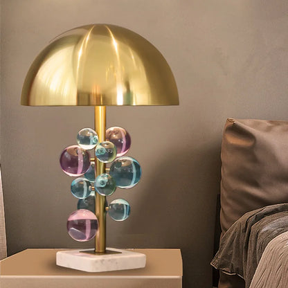 Italian Mushroom Table Lamp – Colorful Glass Designer Ambient Light