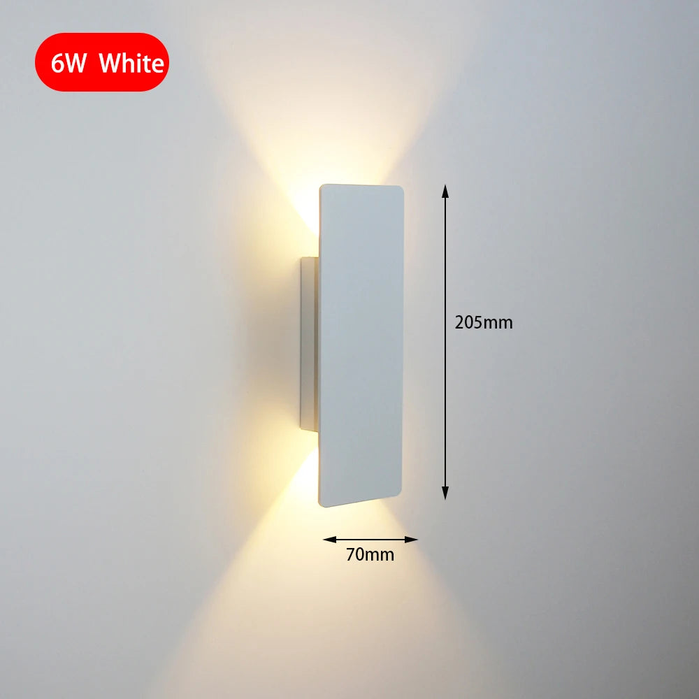 Minimalist LED Wall Lamp 6W Indoor Corridor Bedroom Light