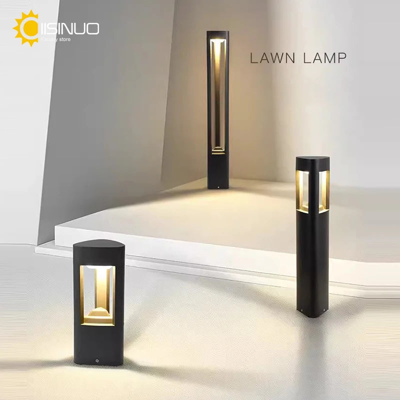 Modern LED Landscape Bollard Light for Garden Paths