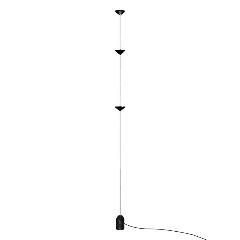Luxury Minimalist Floor Lamp – Modern Black Ambient Lighting for Living Room