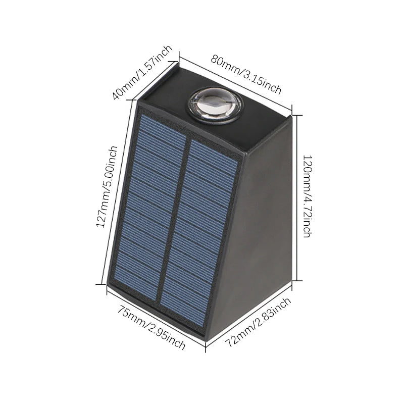 Solar Outdoor Wall Lamp for Garden Ambience