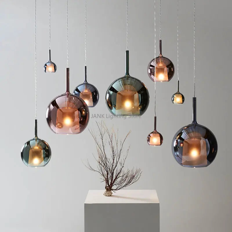 Italian Glass Bubble Pendant Light for Modern Interiors
