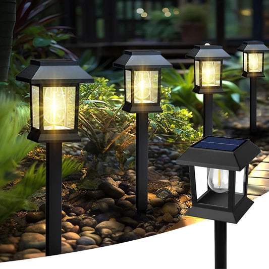 Solar LED Lawn Light for Garden Pathways
