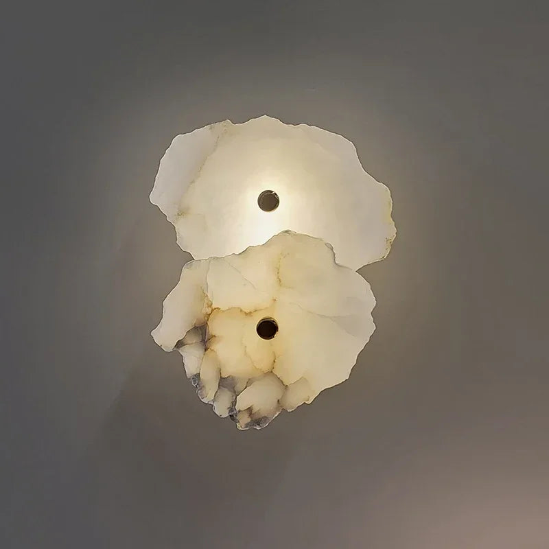 Luxury Marble LED Wall Sconce for Modern Interiors