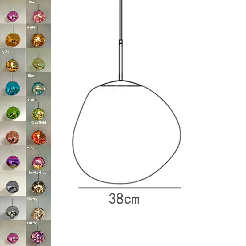 Nordic Lava LED Pendant Kitchen and Living Room Ceiling Lamp