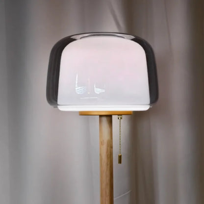 Modern Glass Floor Lamp – Elegant Decorative Lighting for Living Room
