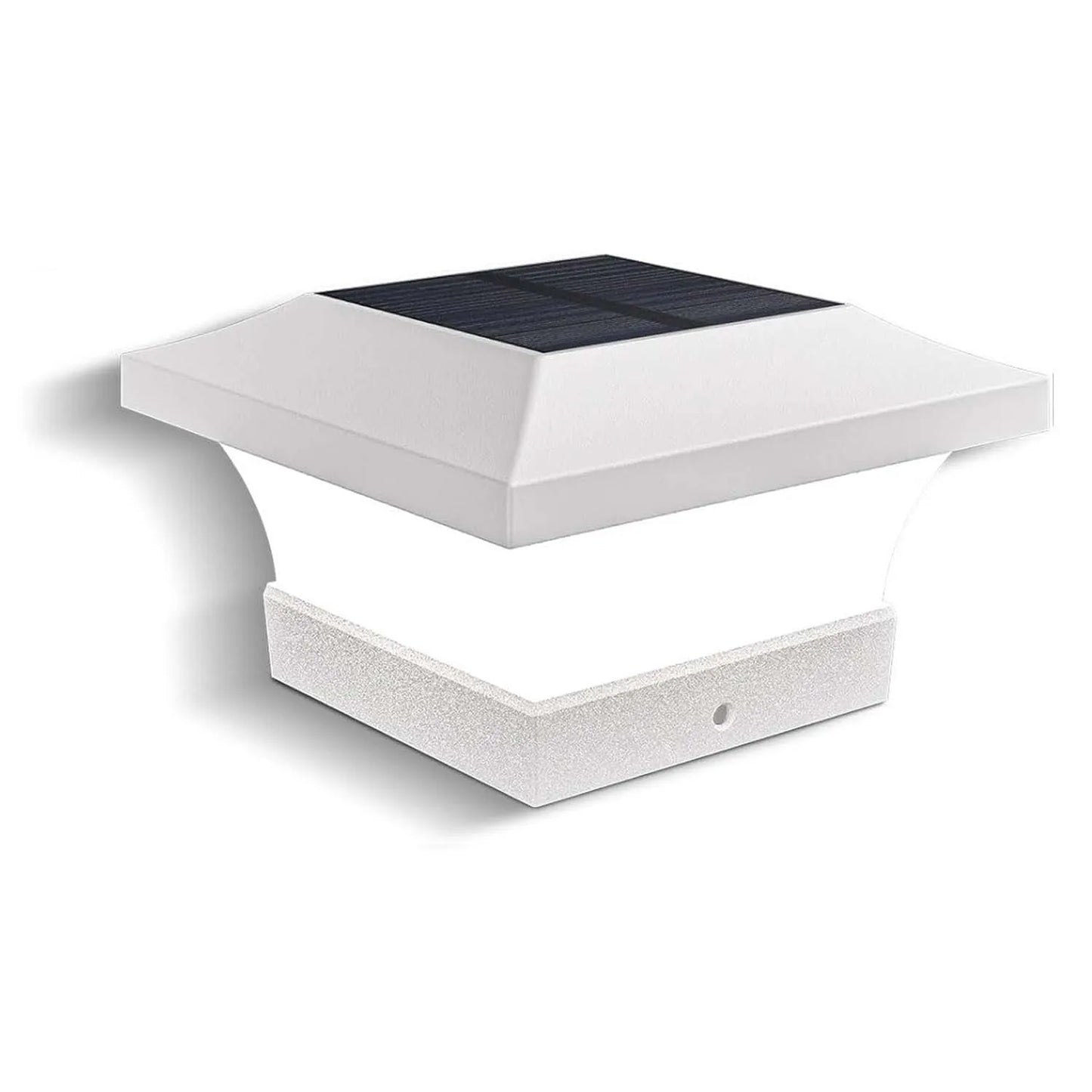 Solar Post Light Outdoor LED Fence Deck Garden Pillar Lamp