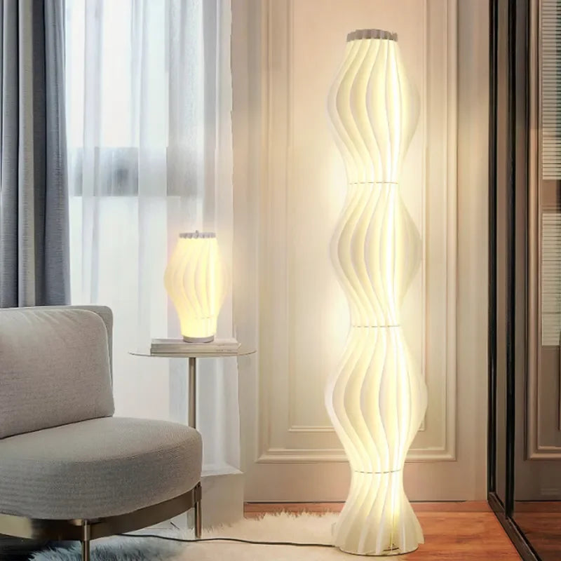 Nordic Grass Skirt Floor Lamp for Bedroom Decor