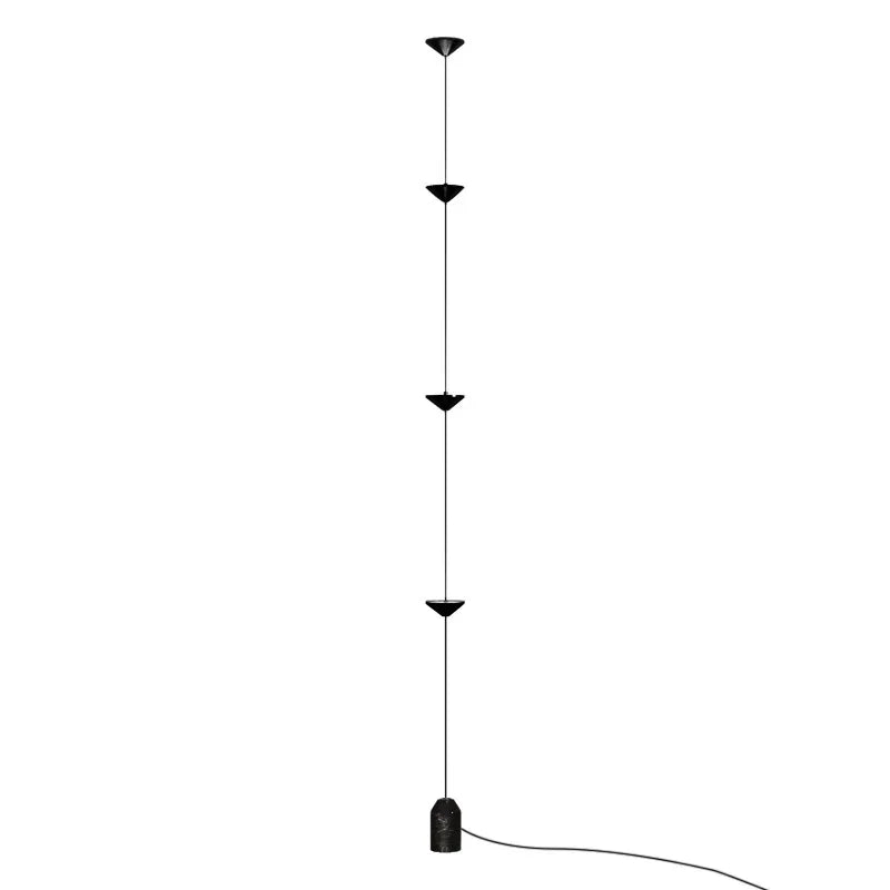 Luxury Minimalist Floor Lamp – Modern Black Ambient Lighting for Living Room