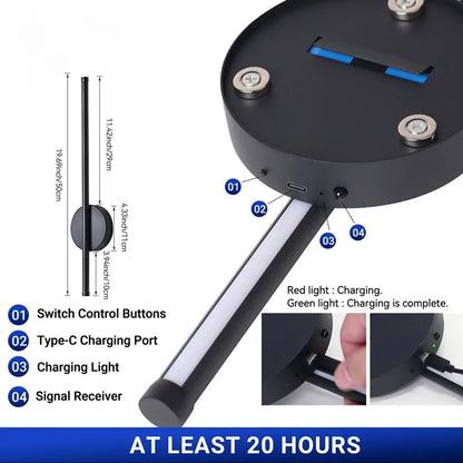 Magnetic Rechargeable LED Wall Lamp Modern Wireless Light