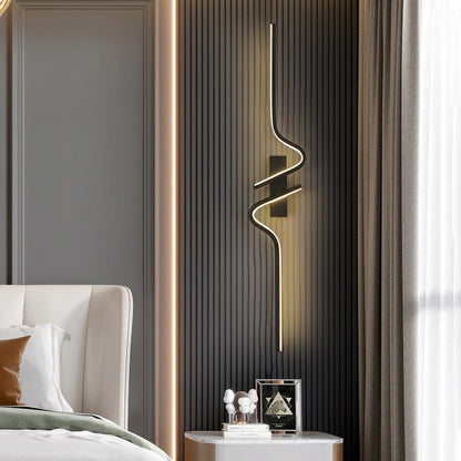 Minimalist LED Wall Light Bedroom Bedside Living Room Sconce