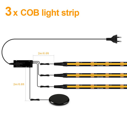 Motion Sensor COB LED Strip Light for Wall Panels