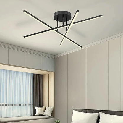 Nordic Modern LED Ceiling Lamp Living Room Bedroom Chandelier