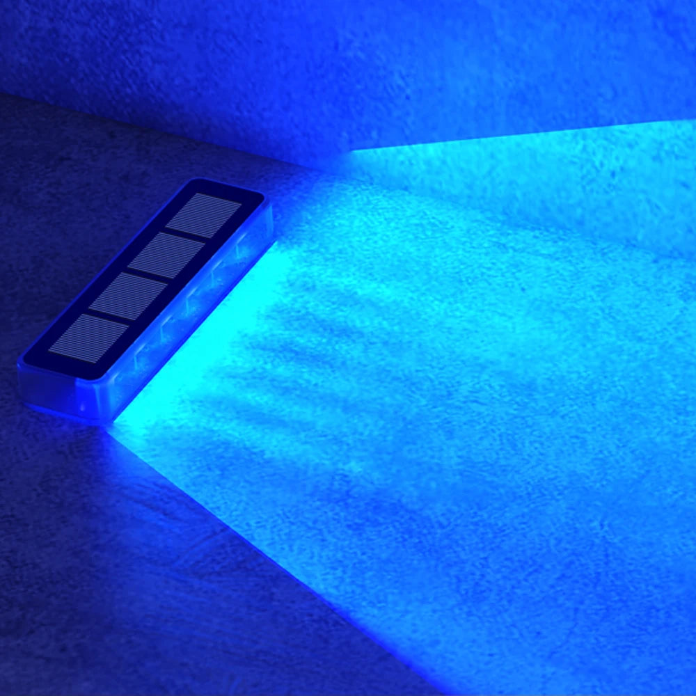 Solar LED Deck Step Lights for Outdoor Stairs