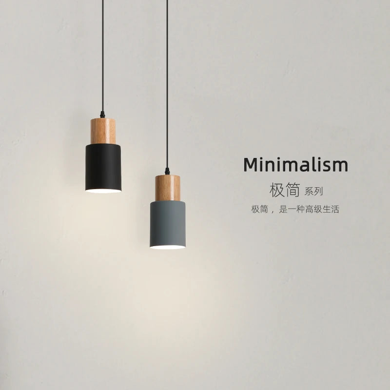 Minimalist Nordic Pendant Lamp Small Bedroom Bedside Chandelier